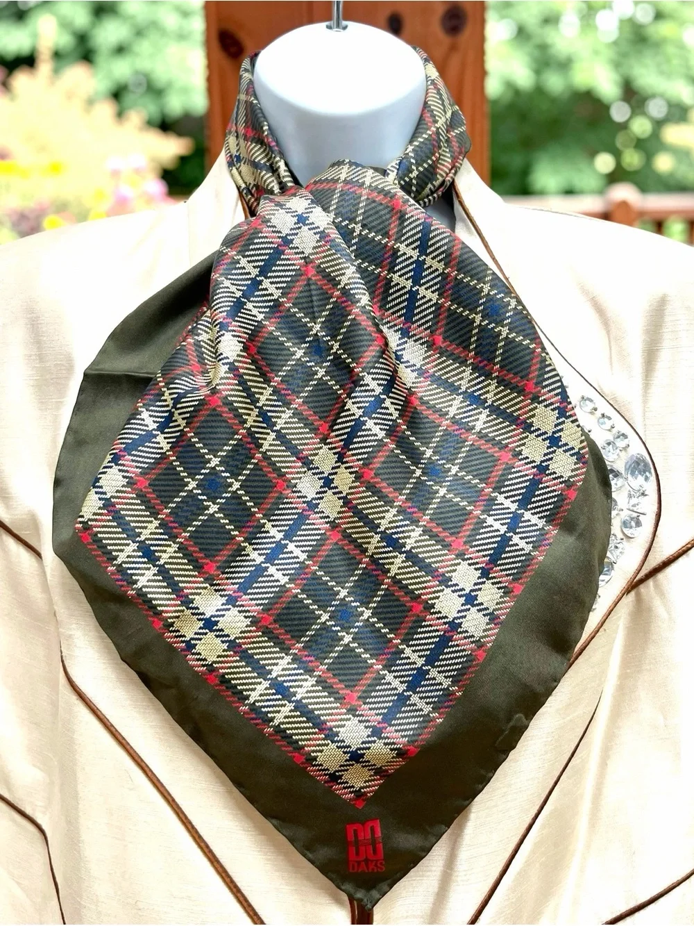 (2) Silk Scarf /Bandana 23
